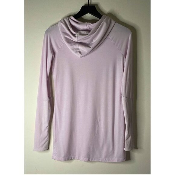 Athleta Essence Hooded Tunic Pullover in Light Pink - Picture 3 of 7